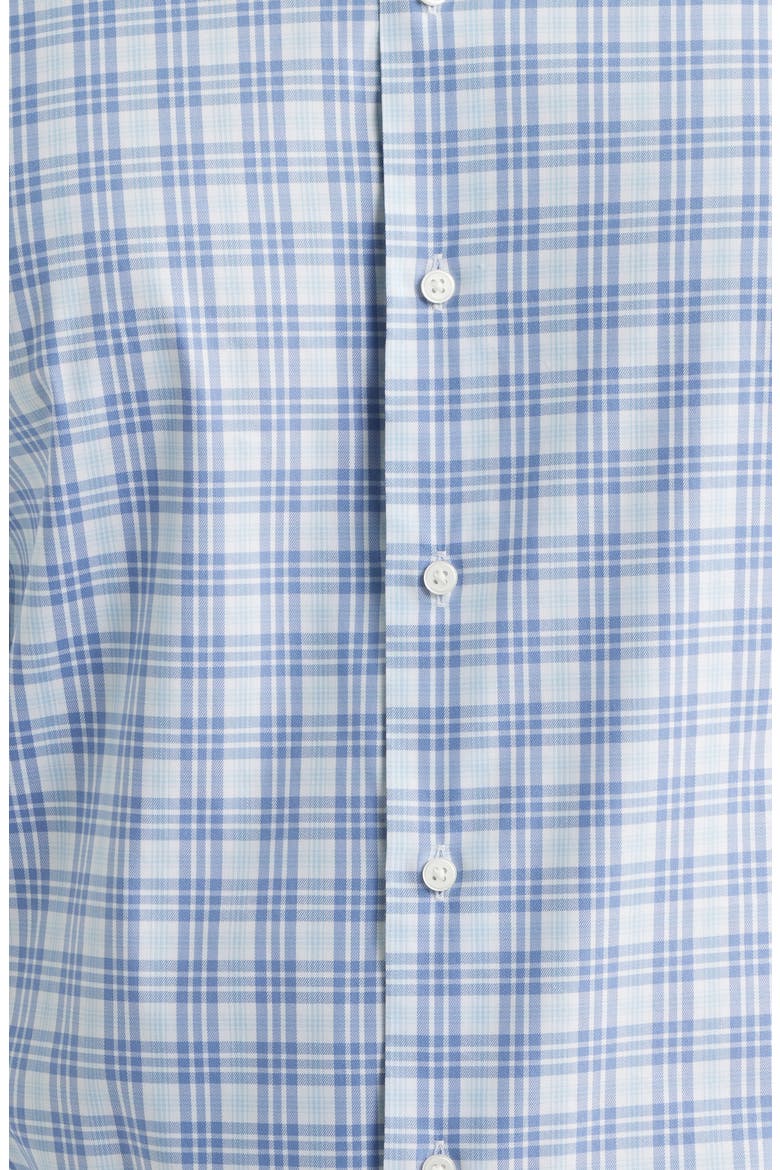 Shane Performance Twill Button-Down Shirt, Alternate, color, BLUE FROST