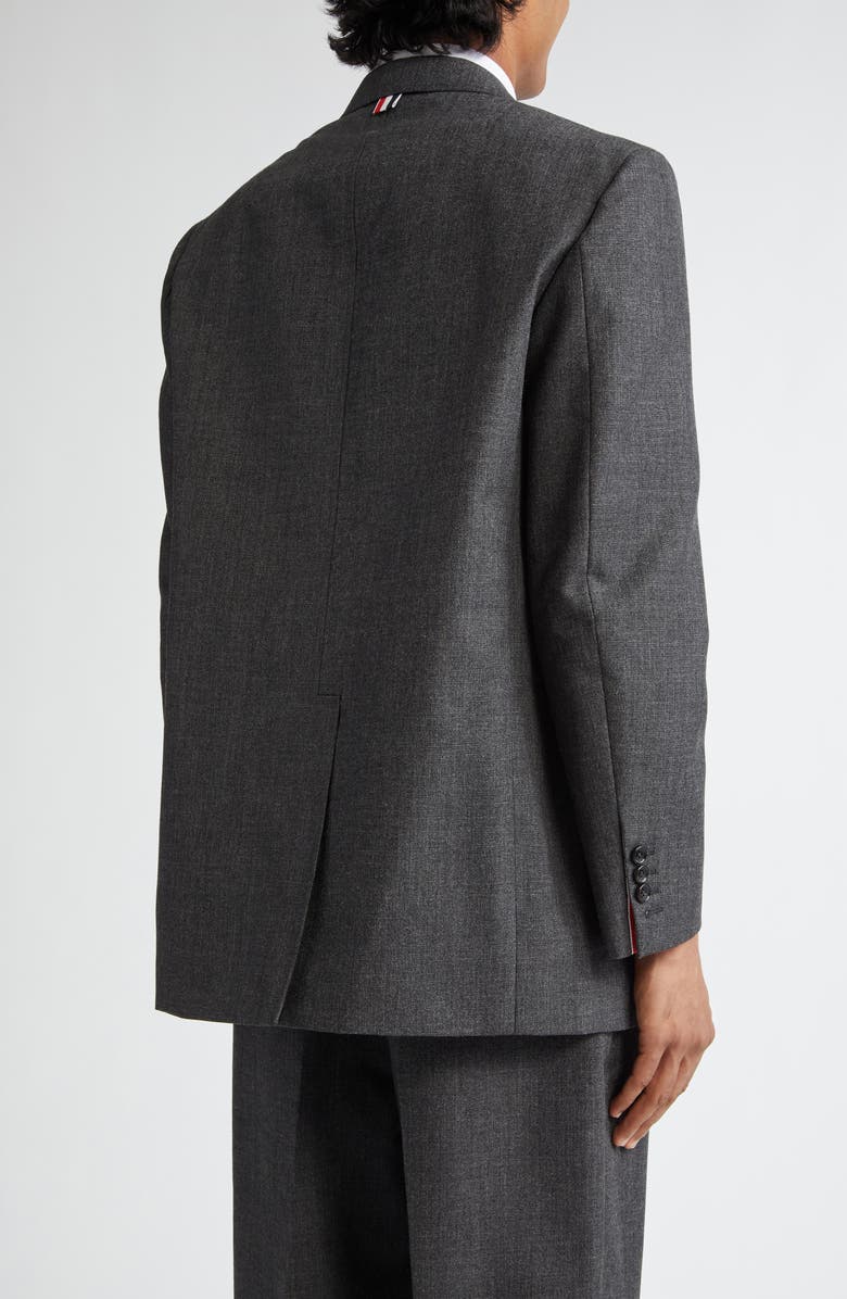 Unstructured Virgin Wool Hopsack Sport Coat