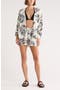  Ivory Black Leaf Multi