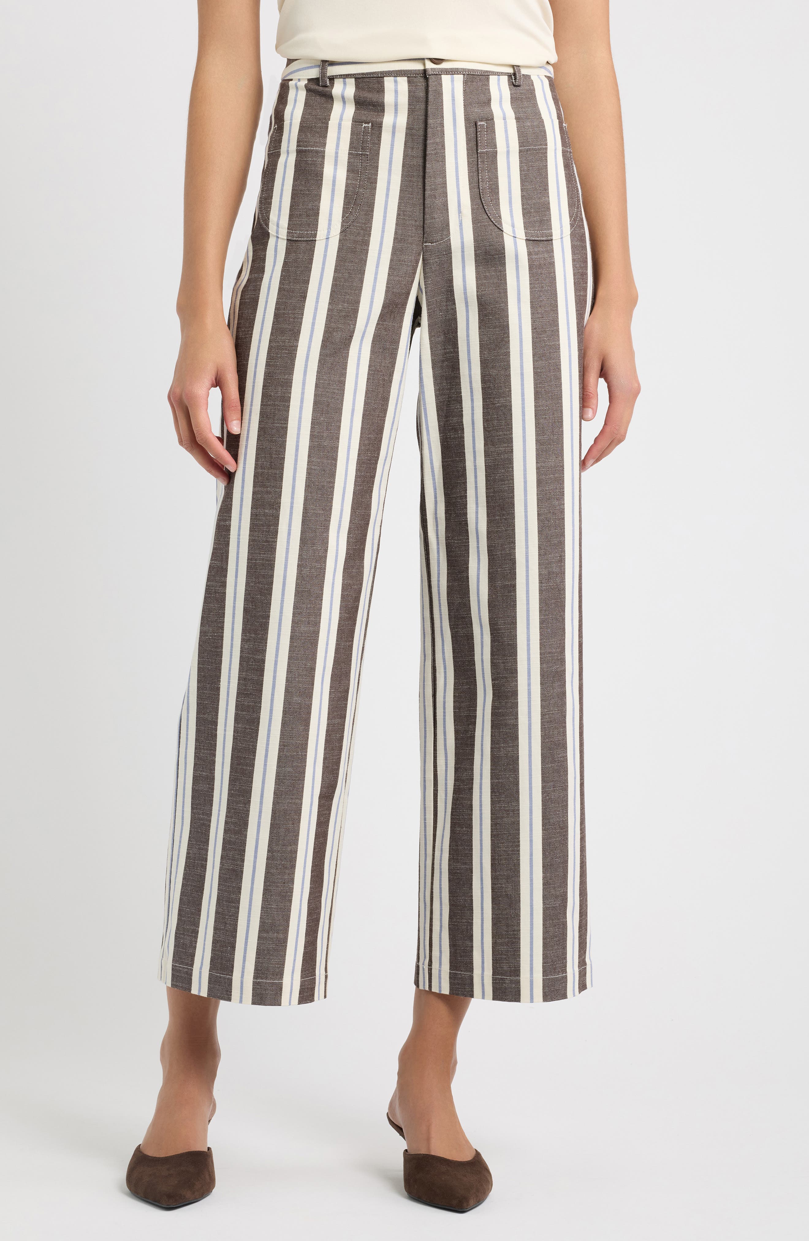 selected ANNE STRIPE CHOCOLA