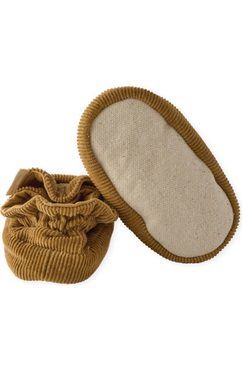 Pehr Organic Cotton Corduroy Bootie, Alternate, color, Ochre
