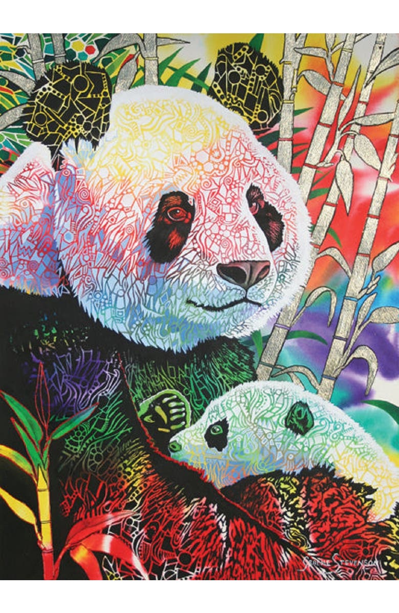 Anatolian Rainbow Panda 1000 piece Jigsaw Puzzle for Adults, Alternate, color,