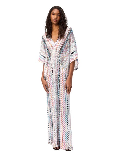 Long Caftan With V-neck