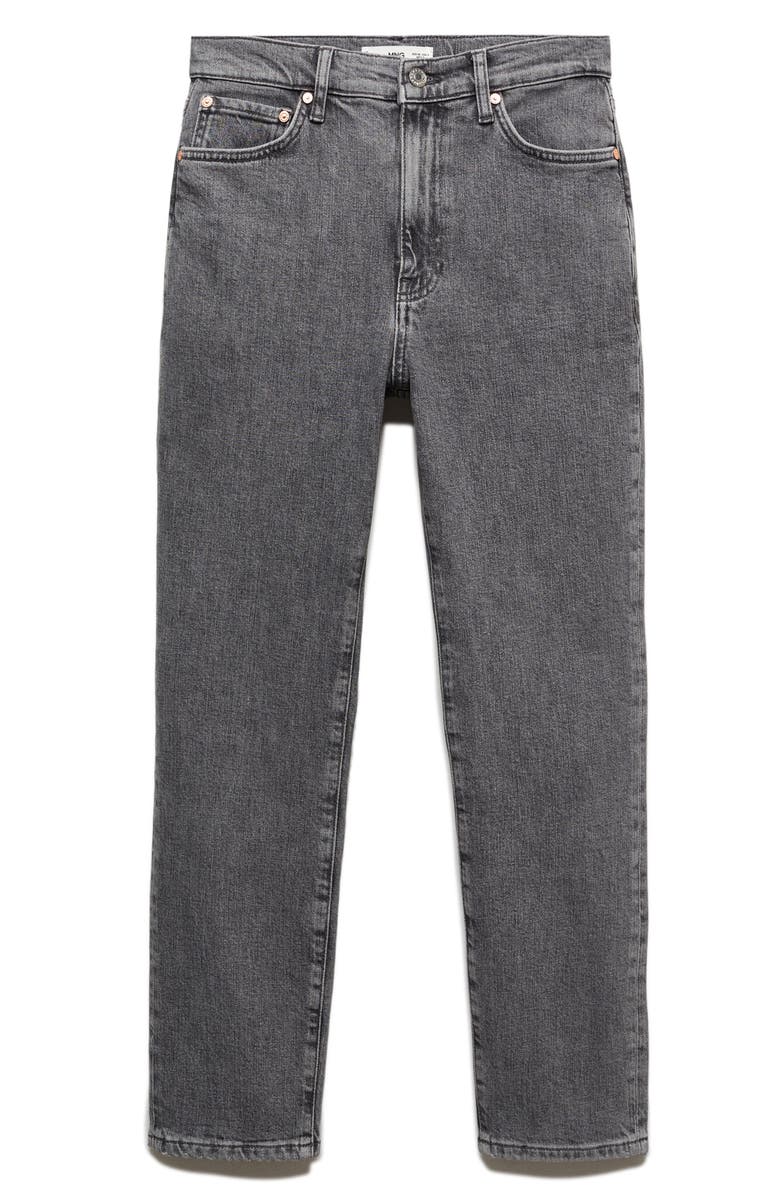 MANGO Slim Fit Crop Jeans, Alternate, color, 