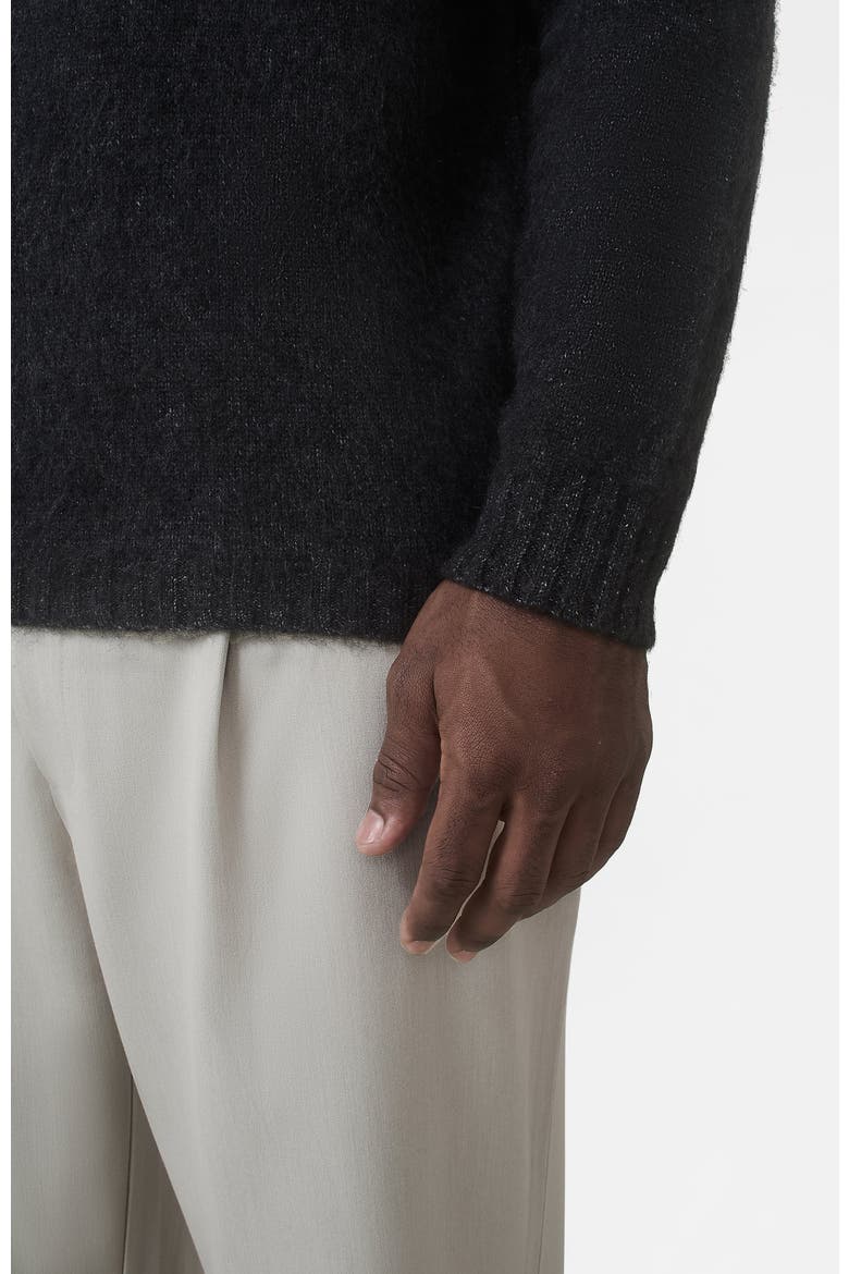Atelier Oversized Brushed Knit sweater, Alternate, color, Dark Grey