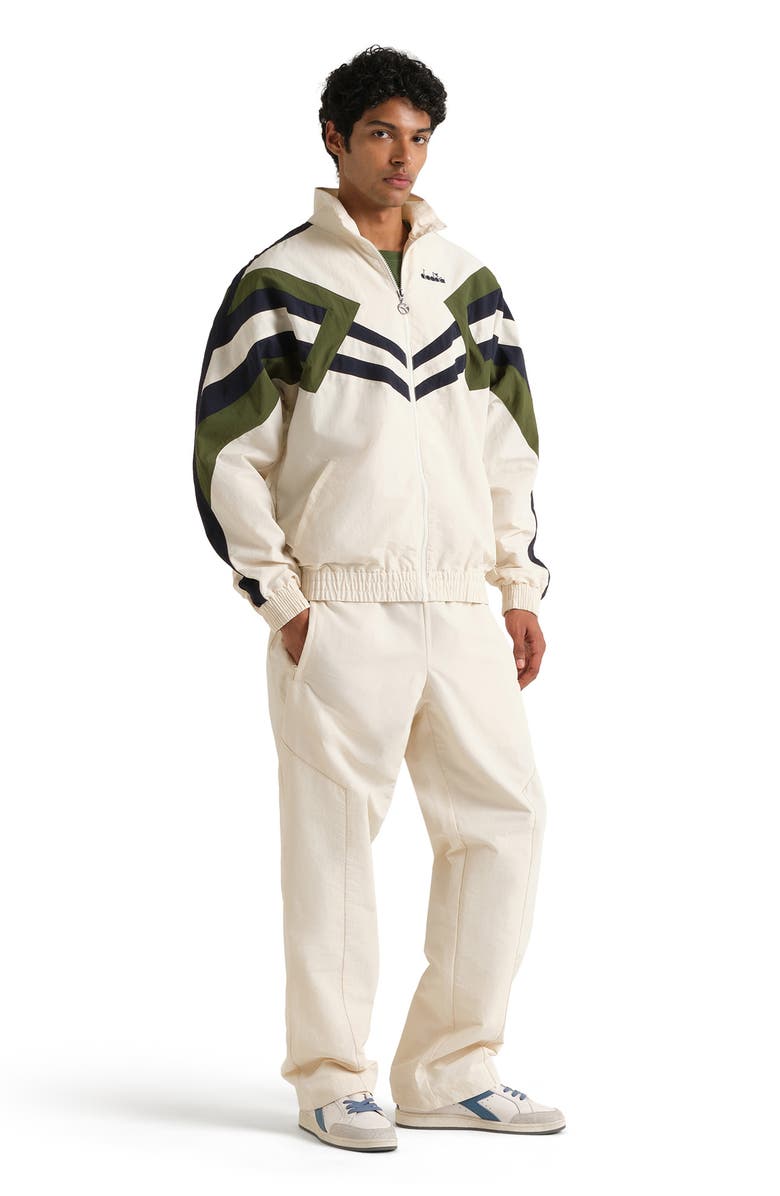Diadora Legacy Nylon Track Pants, Alternate, color, White Alyssum