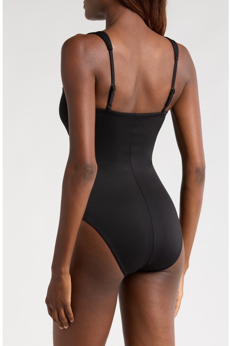 Compression One-Piece Swimsuit, Alternate, color, BLACK001