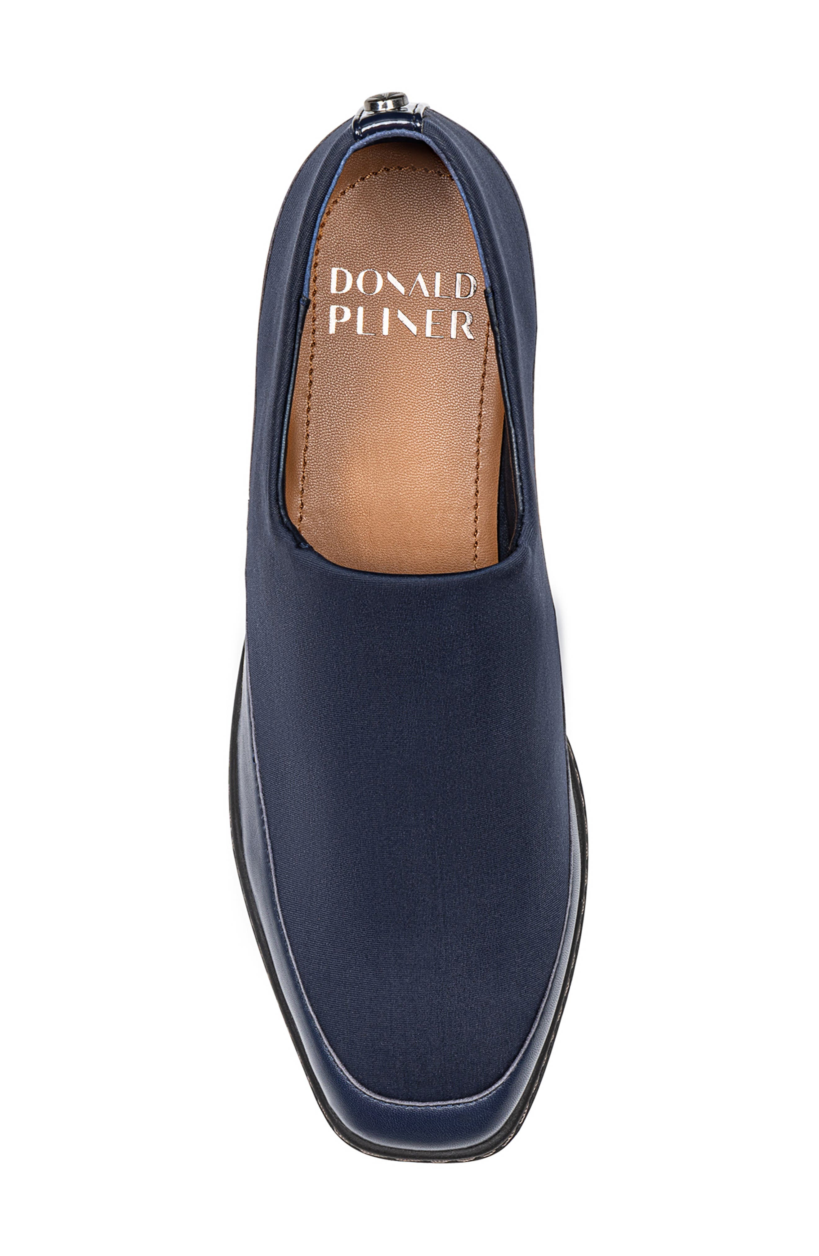Donald Pliner Wedge Slip-On Loafer, Alternate, color, Navy