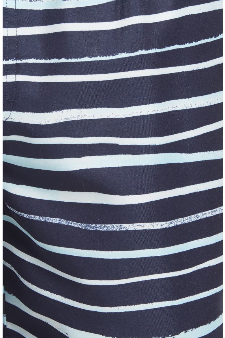 Swim Trunks, Alternate, color, NAVY MULTI WATERCOLOR STRIPE