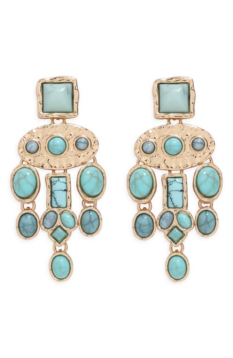 Dusk Statement Drop Earrings