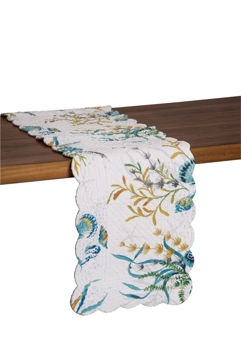 Marlowe Sound Dining Table Runner, Alternate, color, White