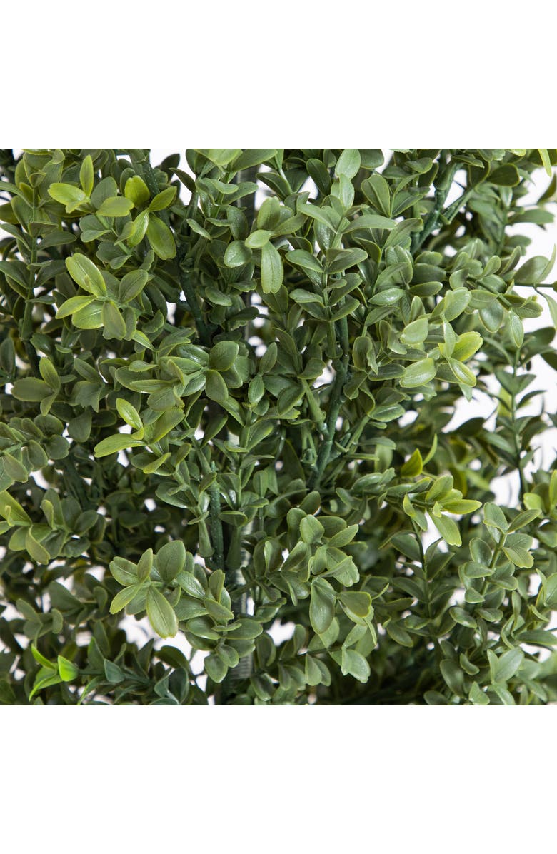 NEARLY NATURAL 5-ft UV Resistant Artificial Boxwood Topiary Tree, Alternate, color, Green