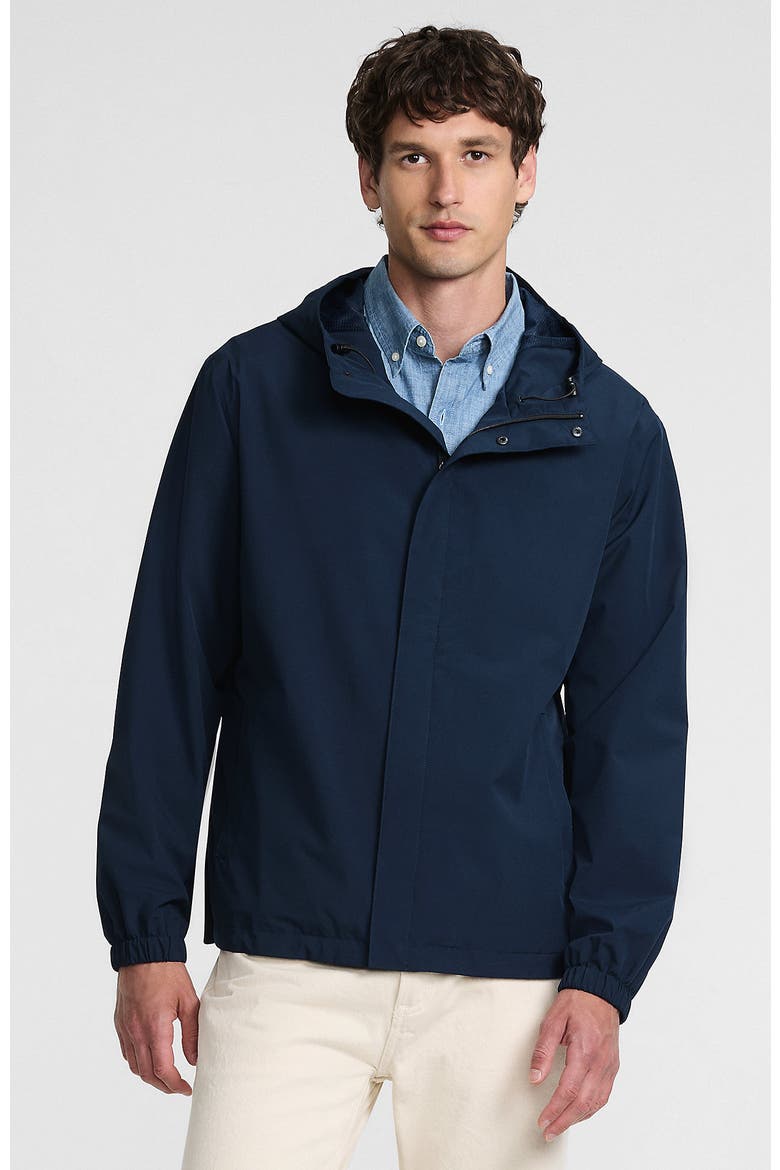 Squall Waterproof Packable Rain Jacket, Main, color, Radiant Navy