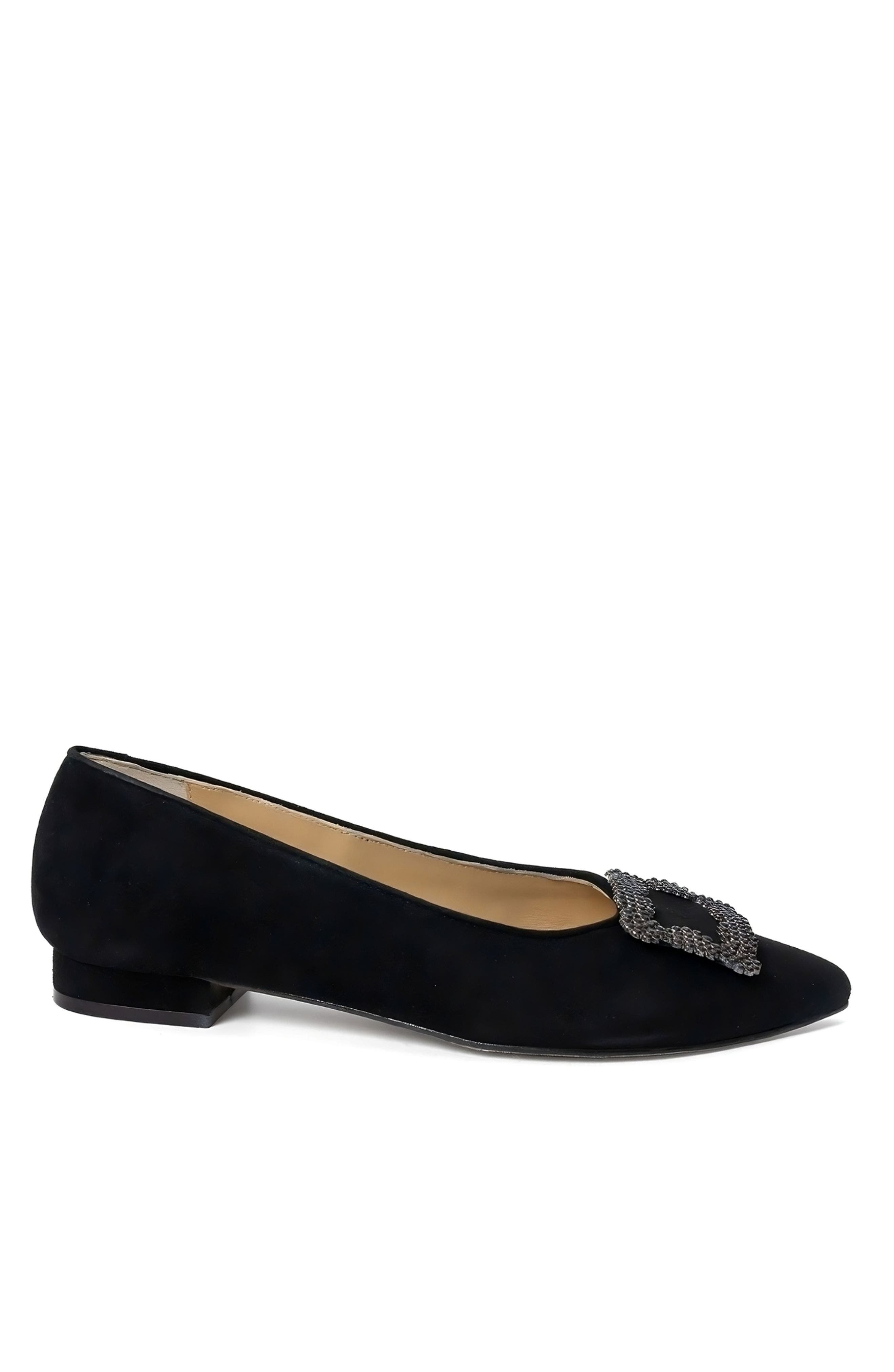 Menina Step Tiara Noir Flat, Main, color, Black