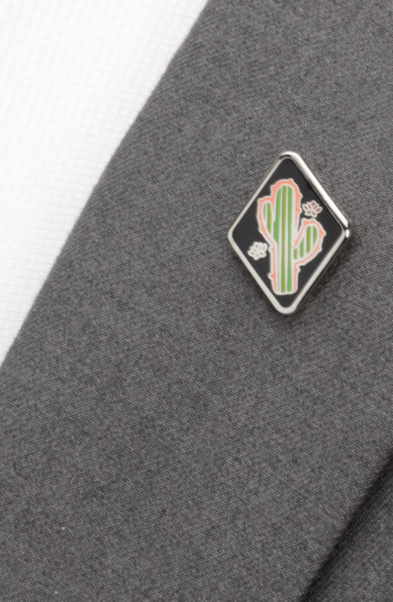 Cufflinks, Inc. Cactus Lapel Pin, Alternate, color, 