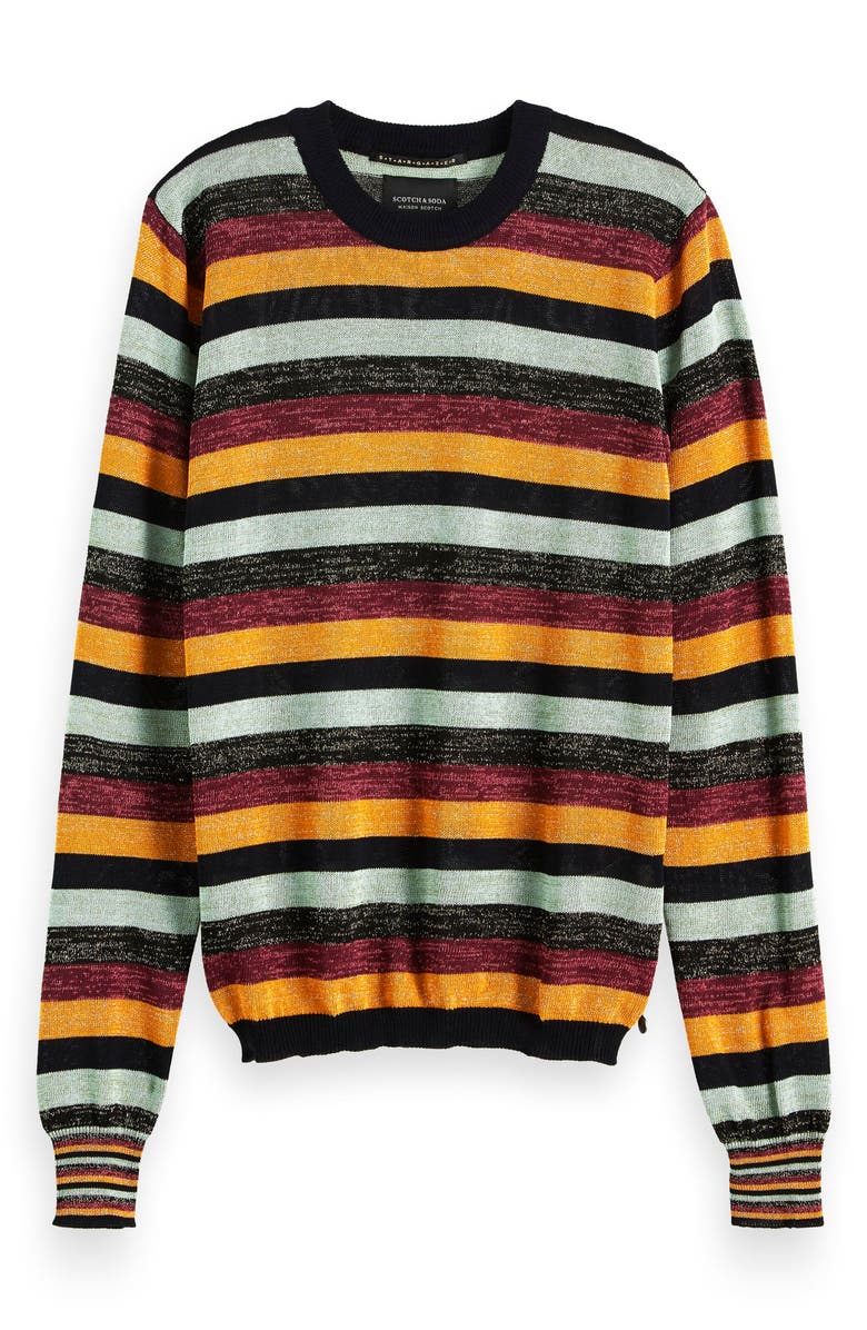 Scotch & Soda Stripe Sweater, Alternate, color,