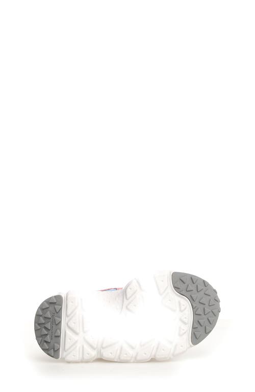 Naturino Kids' Yamano 3 Sneaker In Aquamarine-celeste-white
