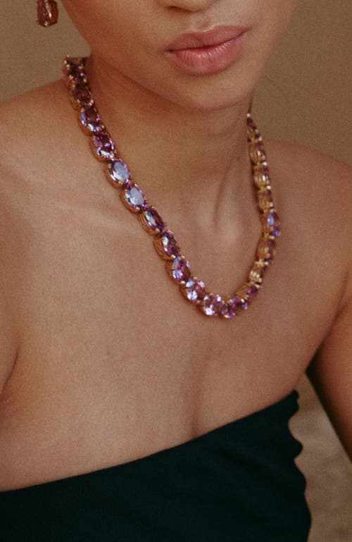 Rc Retro Chic Grape Glow Necklace In Multi