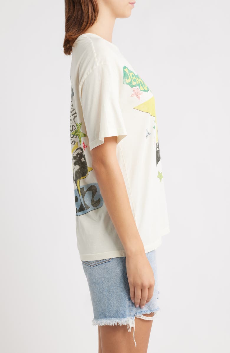 Daydreamer Janis Joplin Scrapbook Graphic T-Shirt, Alternate, color, Stone Vintage