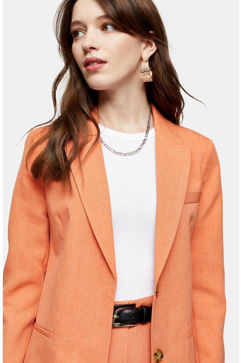 High Break Blazer, Alternate, color, ORANGE