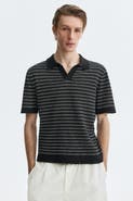 H&M Regular Fit Linen-blend Polo Shirt