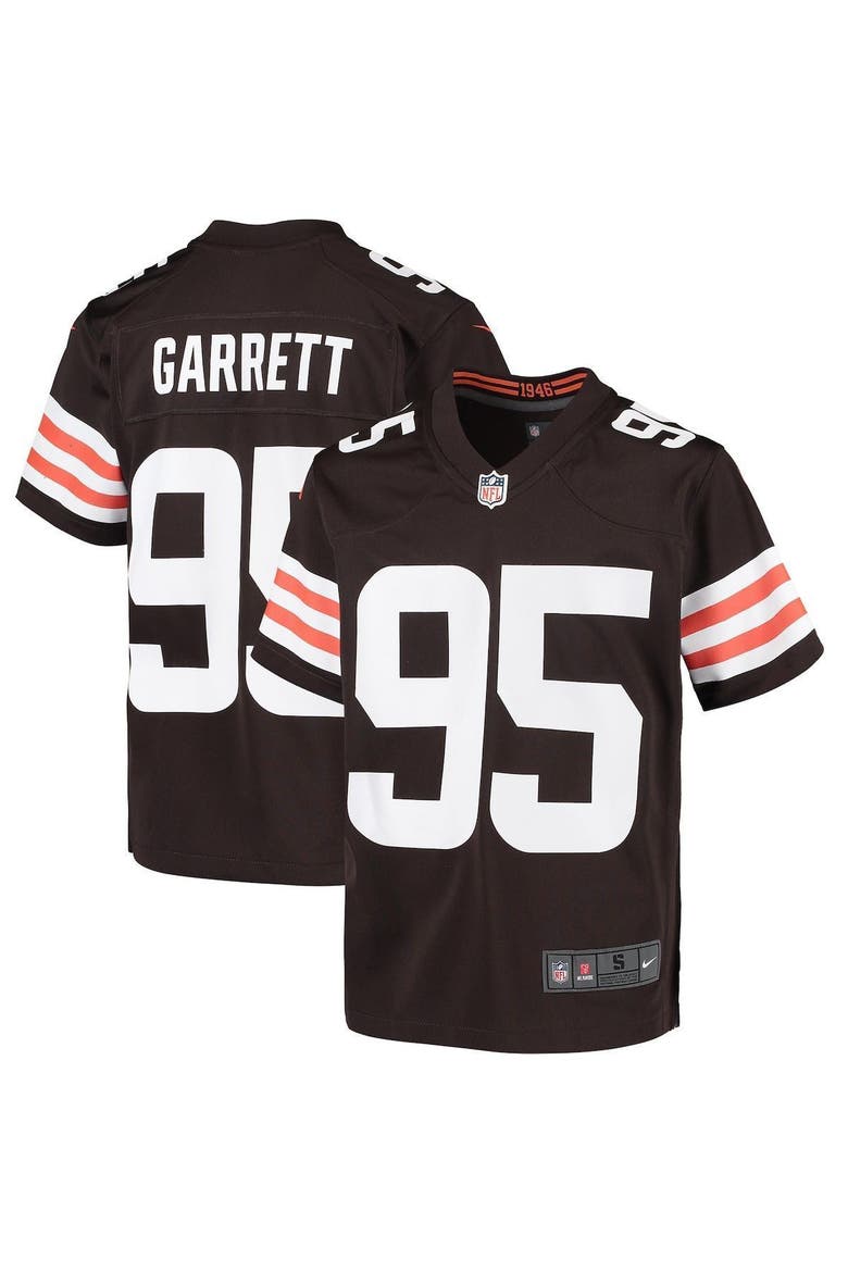 Youth Nike Myles Garrett Brown Cleveland Browns Team Game Jersey, Main, color, BROWN