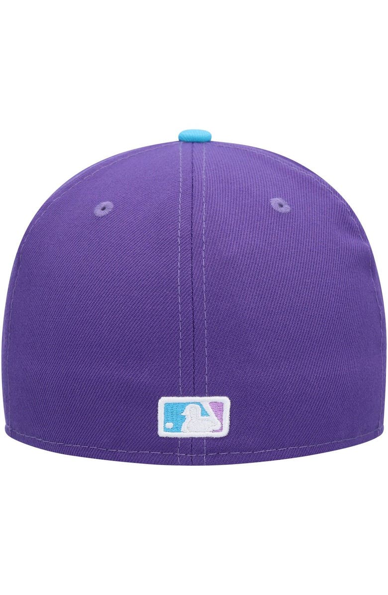 New Era Men's New Era Purple Oakland Athletics Vice 59FIFTY Fitted Hat, Alternate, color, Purple