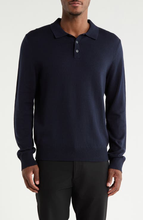 Long Sleeve Polo Sweater