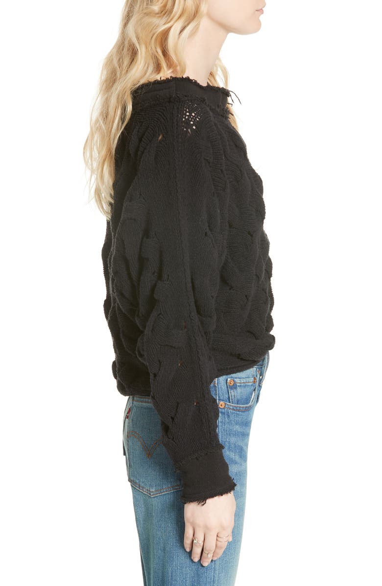 Free People Desert Sands Cable Pullover, Alternate, color,