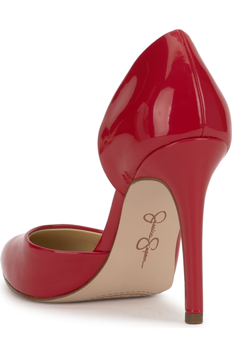 Jessica Simpson Prizma Half-d'Orsay Pump, Alternate, color, Red Muse