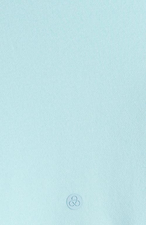 Zella Girl Kids' Cloud Fleece Half Zip Sweatshirt In Blue