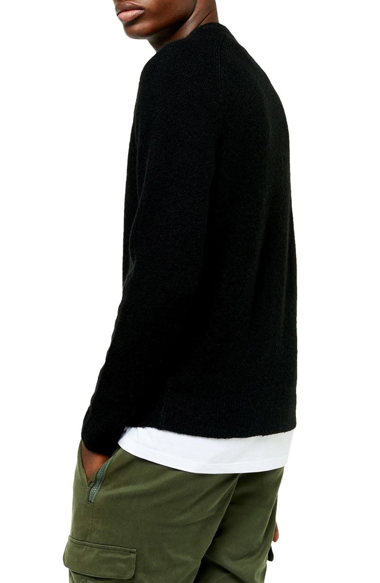 Topman Harlow Classic Fit Solid Crewneck Sweater, Alternate, color,