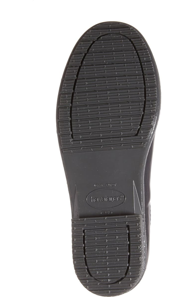 Havaianas 'Galochas Low Metallic' Waterproof Rain Boot, Alternate, color,