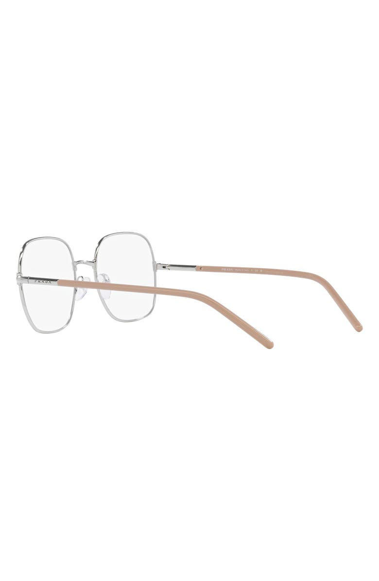 Prada 54mm Rectangle Optical Glasses, Alternate, color, 