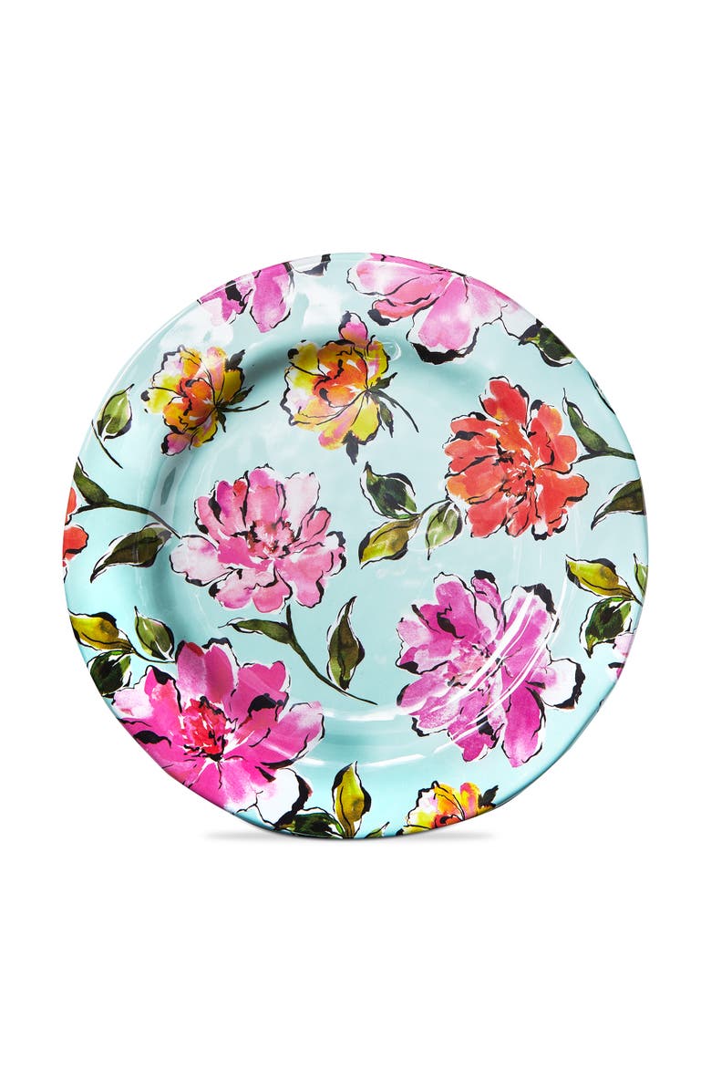 tag In Bloom Melamine Dinner Plate Multi Melamine Spring, Main, color, Blue
