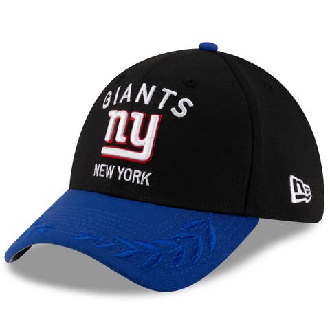 Men's New Era  Black/Royal New York Giants 2025 NFL Draft 39THIRTY Flex Hat