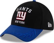 New Era Men's New Era Black/Royal New York Giants 2025 NFL Draft 39THIRTY Flex Hat