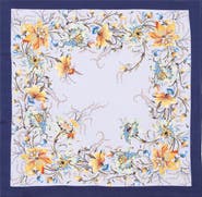 SAACHI Bloom Border Square Scarf