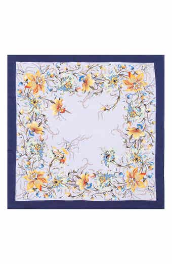 SAACHI Bloom Border Square Scarf
