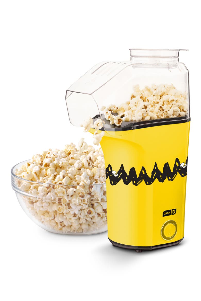 Peanuts x Dash Fresh Pop Popcorn Maker, Alternate, color, YELLOW/ BLACK