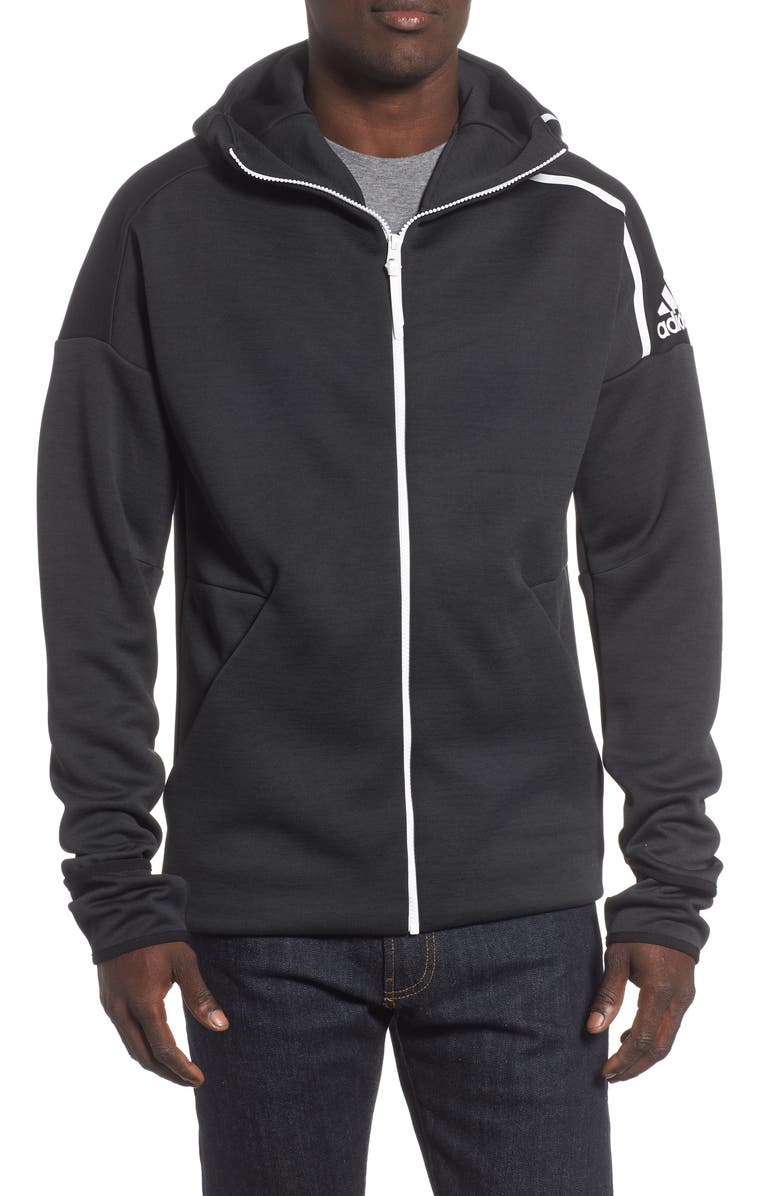 adidas ZNE Fast Release Hooded Jacket, Main, color, 