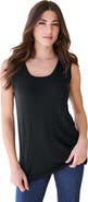 Roaman's Plus Size Drop Needle Tank Lightweight Sweater Knit