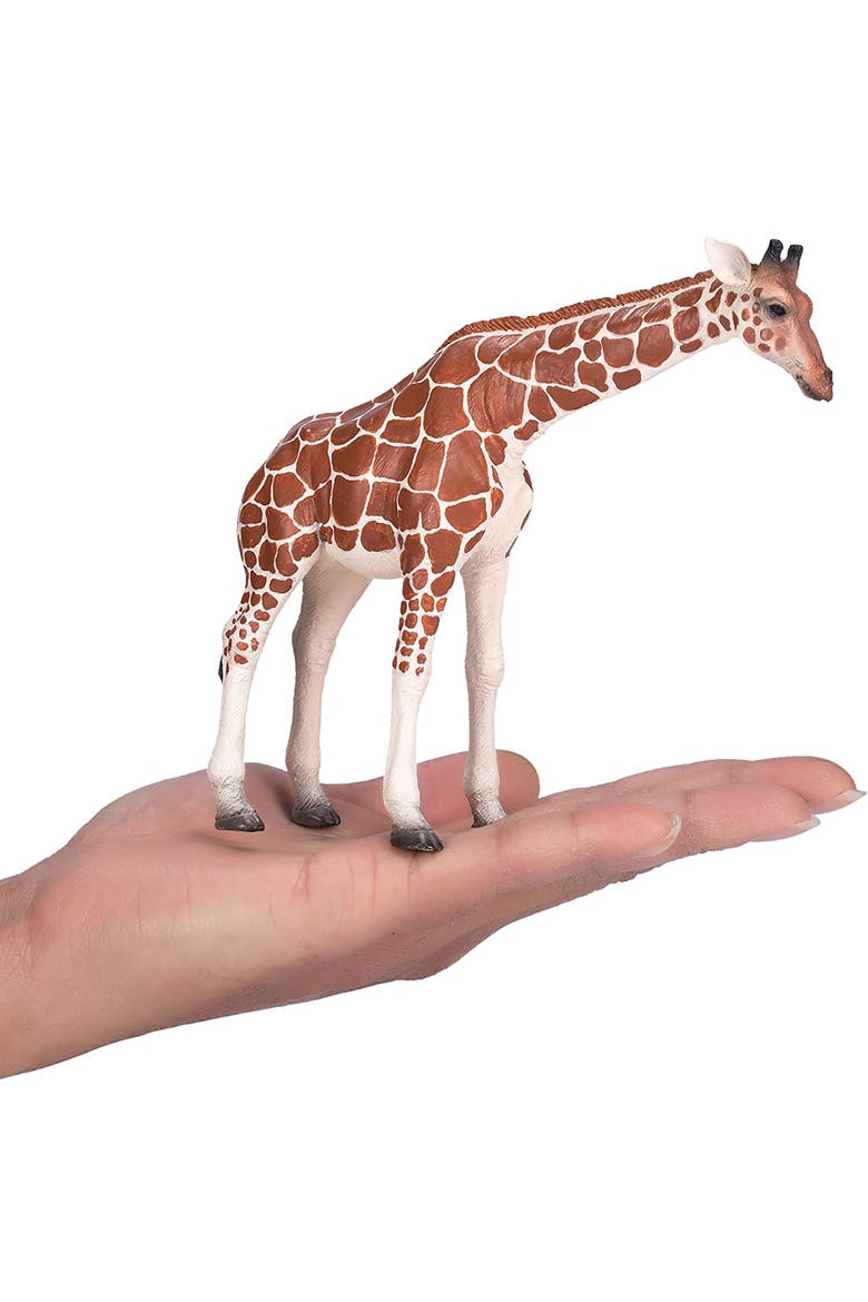 Mojo Giraffe Female International Wildlife Hand Painted Toy Figurine, Alternate, color, Multicolored