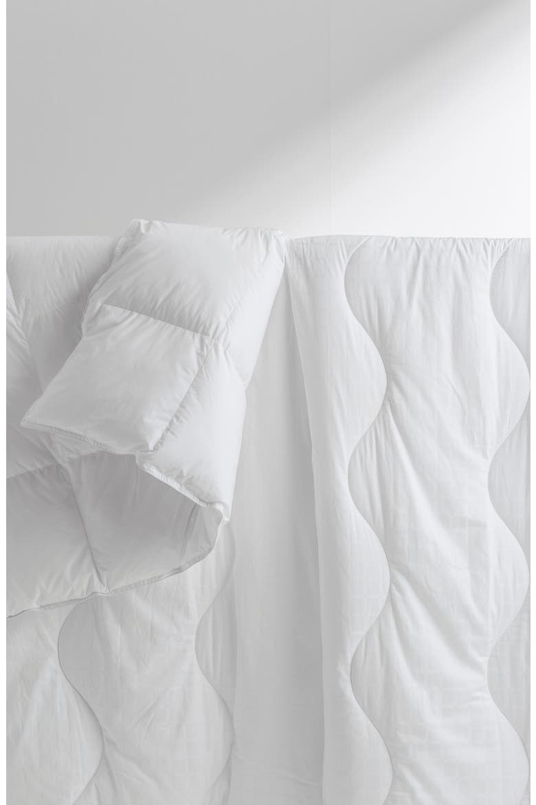 280 Thread Count Lightweight Down Alternative Comforter, Alternate, color, WHITE