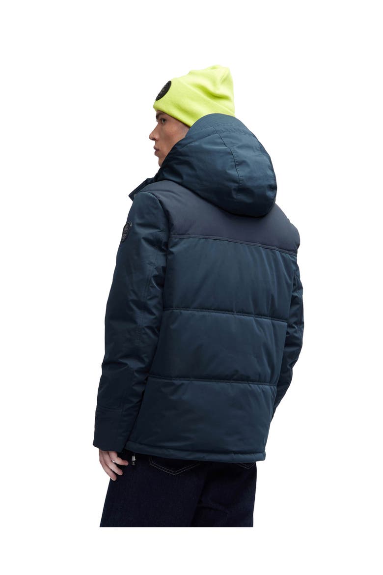 Wiyot Mixed Media Lightweight Jacket, Alternate, color, Navy
