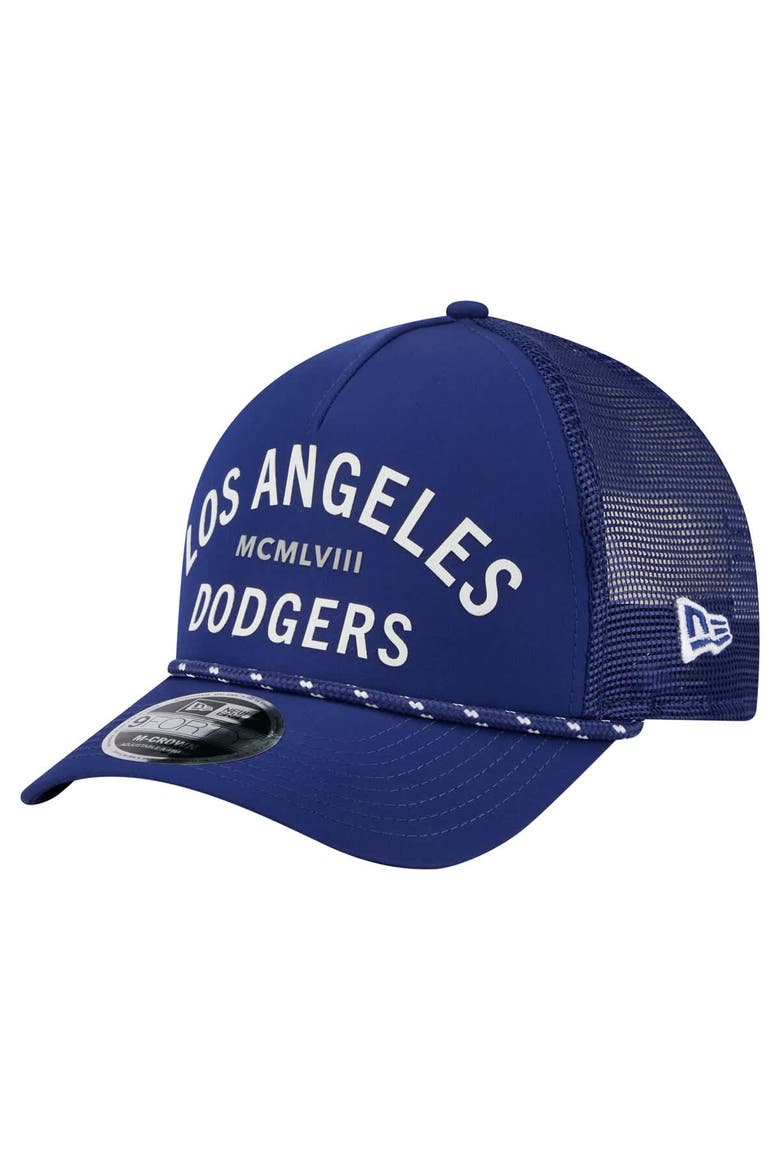 Men's New Era  Royal Los Angeles Dodgers Minimalist 9FORTY A-Frame Adjustable Hat, Main, color, Royal