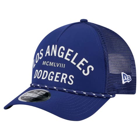 Men's New Era  Royal Los Angeles Dodgers Minimalist 9FORTY A-Frame Adjustable Hat