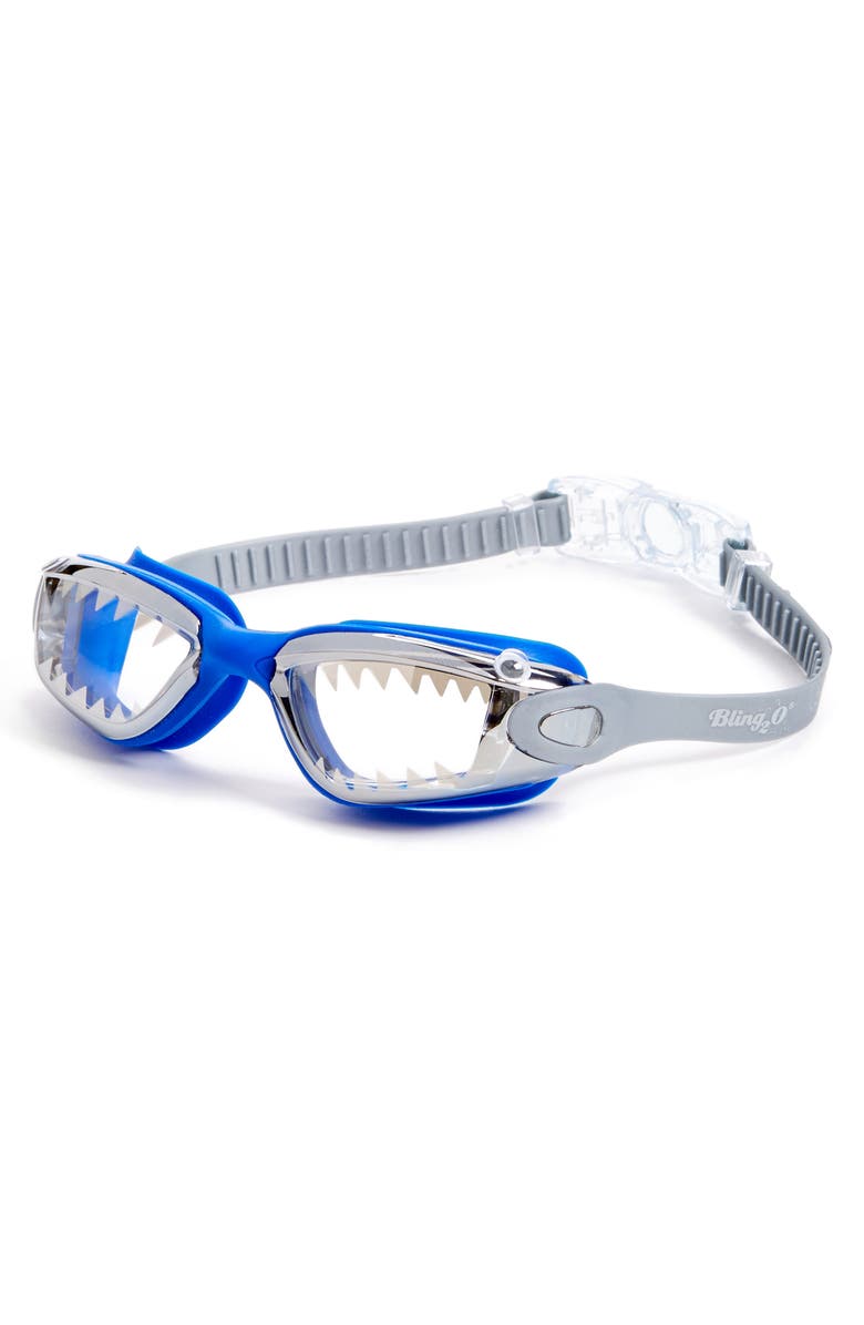 Bling2o 'Jawsome' Swim Goggles, Main, color, Royal Reef