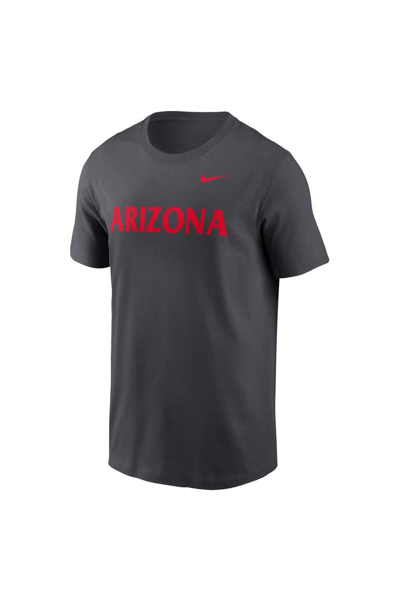 Men's Nike Anthracite Arizona Wildcats Primetime Wordmark T-Shirt, Alternate, color, Anthracite