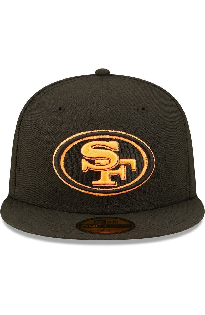New Era Men's New Era  Black San Francisco 49ers Super Bowl XXIV Summer Pop 59FIFTY Fitted Hat, Alternate, color, 